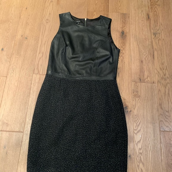 Teenflo tweed and leather dress - Picture 2 of 7